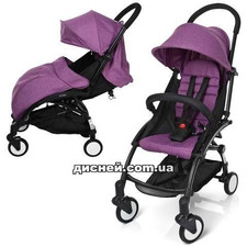 Коляска детская M 3548-9-2 YOGA, прогулочная, фиолетовая